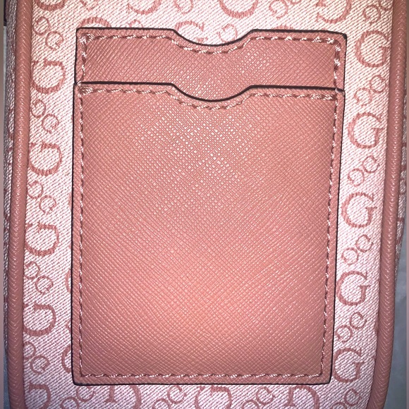 GUESS G” Logo Coated Canvas Maloney Mini Crossbody Phone Bag - Picture 6 of 10